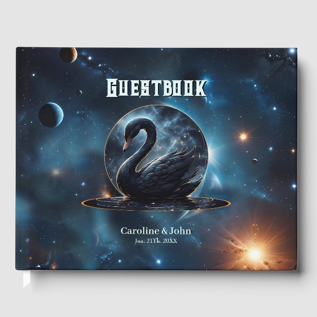 Livro De Visitas Galáctica Grace: O Cisne Negro. (Frente)