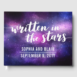 Livro De Visitas Galaxy Wedding | Escrito Nas Estrelas Personalizad