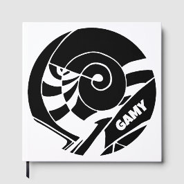 Livro De Visitas GAMY Black Logo Gästebuch