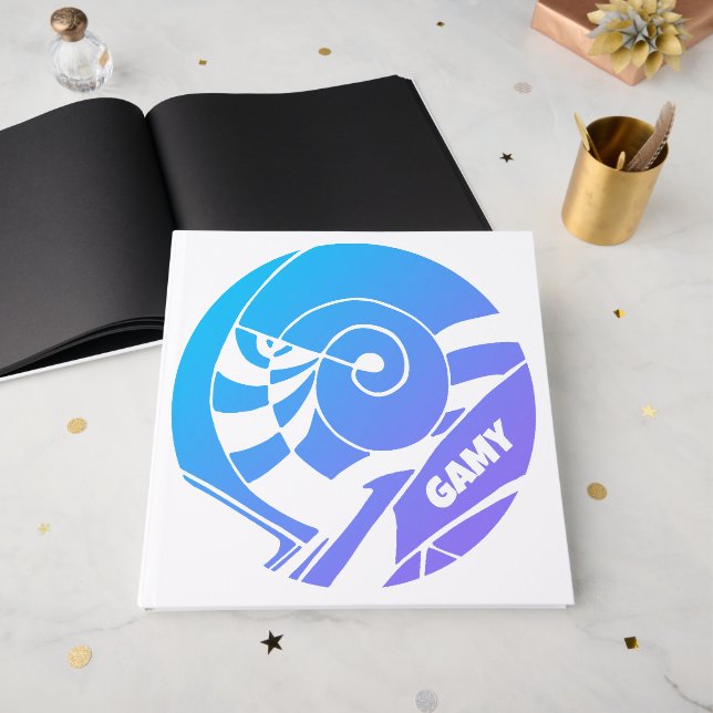 Livro De Visitas GAMY Logo Gästebuch (Frente aberta)