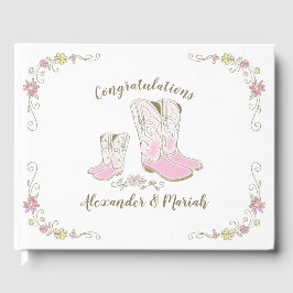 Livro De Visitas Garota Chá de fraldas País Ocidental