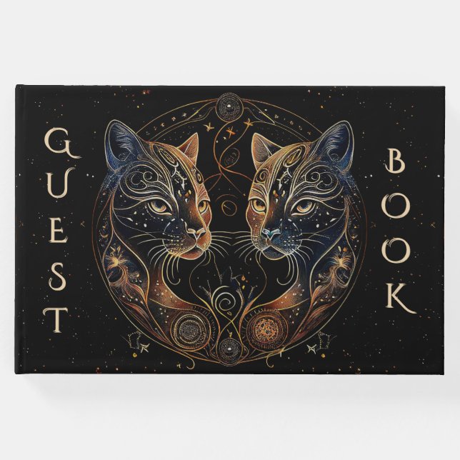 Livro De Visitas Gatos Gêmeos do Círculo Felino Artístico (Frente)