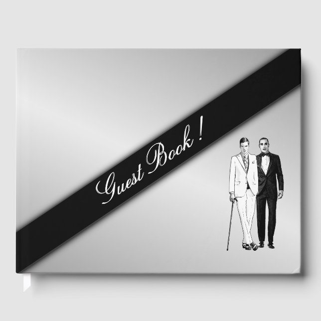 Livro De Visitas Gay Wedding Sultry (Frente)