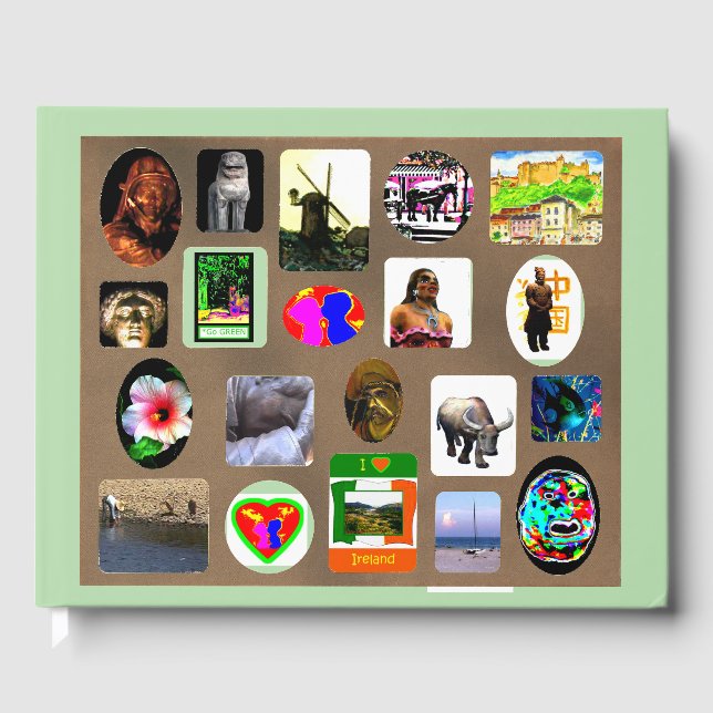 Livro De Visitas Gibney Suas Fotos Aqui Enquadram O Museu Zazzle (Frente)