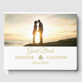 Livro De Visitas Gilded Elegance