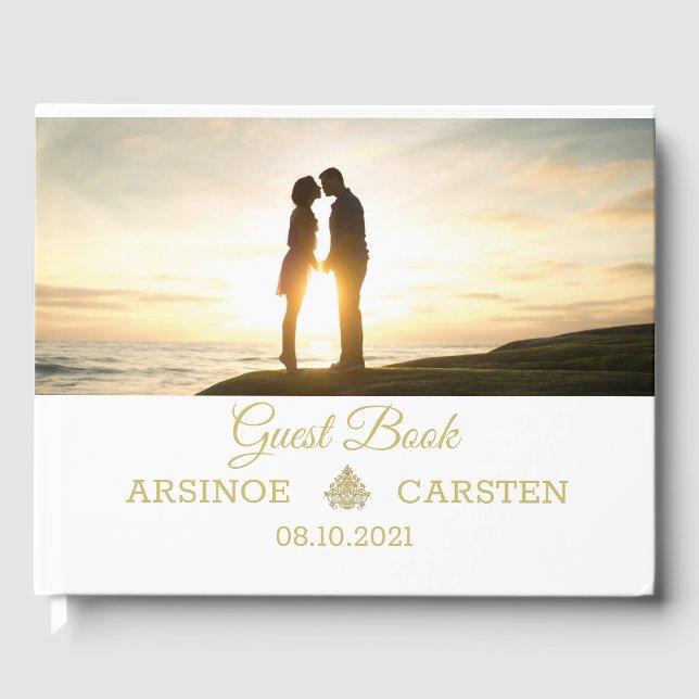 Livro De Visitas Gilded Elegance (Frente)