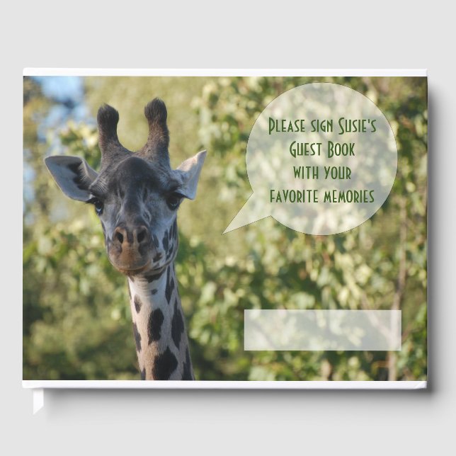Livro De Visitas Girafa (Frente)