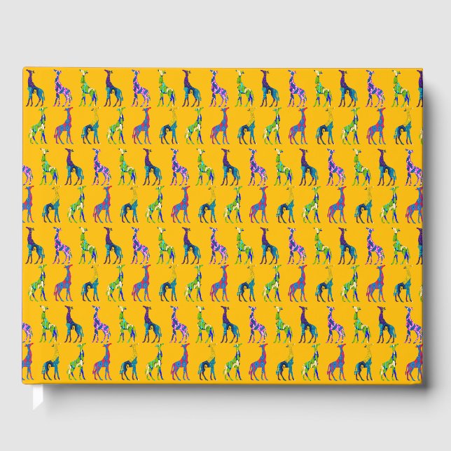 Livro De Visitas Girafas elétricas (Frente)