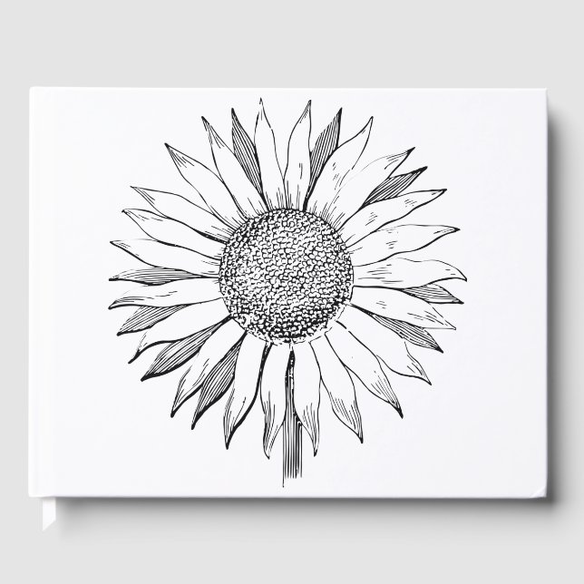 Livro De Visitas Girassol Ilustrado (Frente)