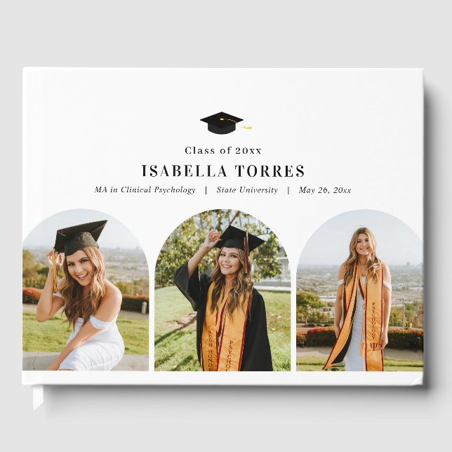 Livro De Visitas Glorioso Pico de Festa de formatura de Convidado (Frente)