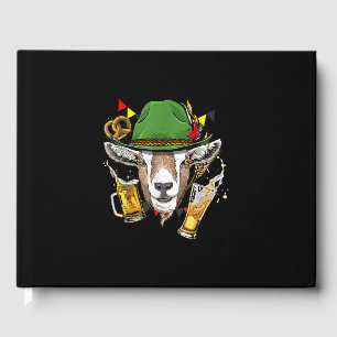 Livro De Visitas Goat Oktoberfest Lederhosen Costume Gift