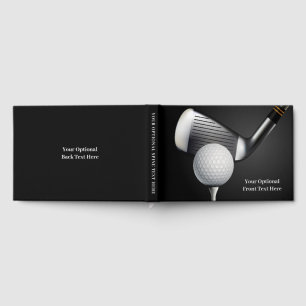 Livro De Visitas Golf de Texto Personalizado