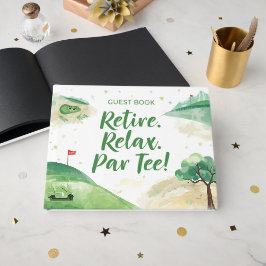 Livro De Visitas Golf Retirement retira-se do taco para o golfe