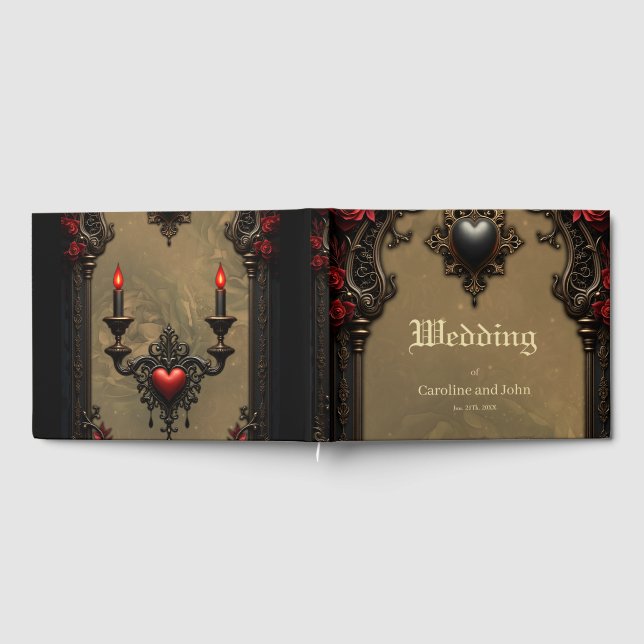 Livro De Visitas Gótico Romance: Paixão Oculta. (Completo)