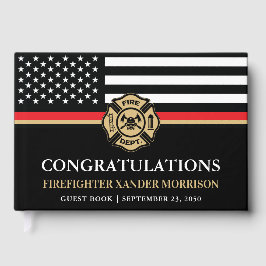 Livro De Visitas Graduação da Academia de Bombeiros de Linha Vermel