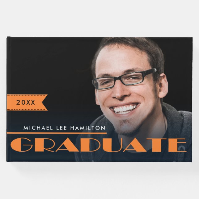 Livro De Visitas Graduação de Fotos Personalizada (Frente)