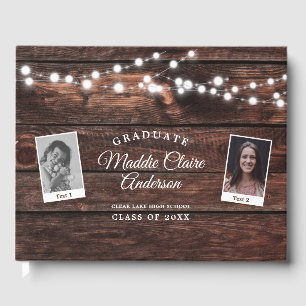 Livro De Visitas Graduação Personalizada de Foto do Mais velho Mode