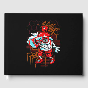 Livro De Visitas Grafi Art Spray Paint Urban Hip Hop Music Lover