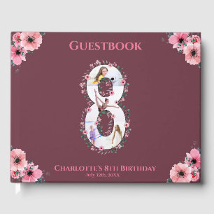 Livro De Visitas Grande Cintura de Fotografias de Aniversário, Cinz