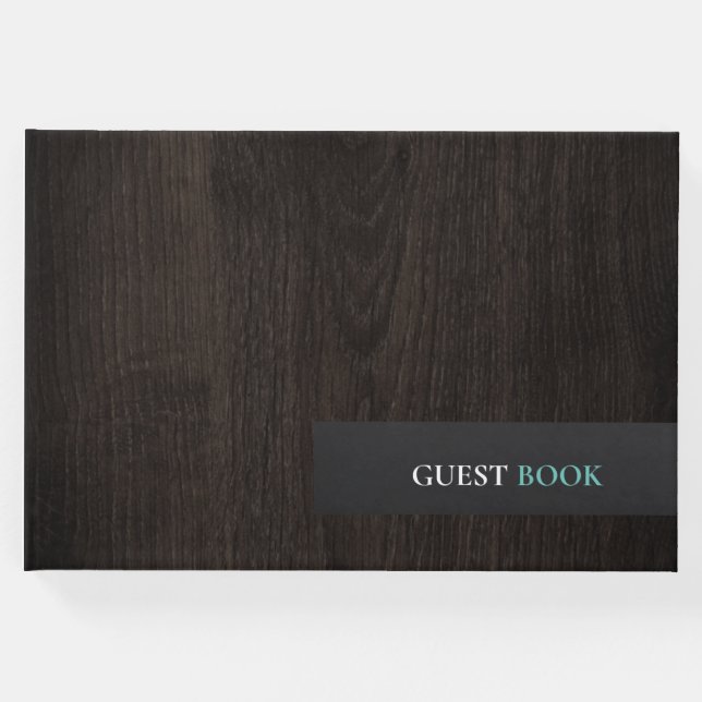 Livro De Visitas Grãos de madeira (Frente)