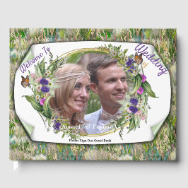 Livro De Visitas Grãos e flores de primavera ecologicamente compatí