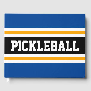 Livro De Visitas Grelhas Marinhos Atlíticas de PICKLEBALL Blue Blac