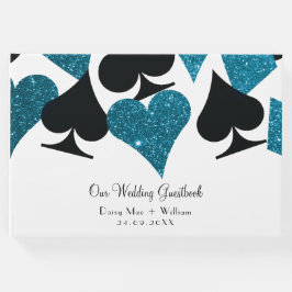 Livro De Visitas Guestbook Azul Malibu Las Vegas