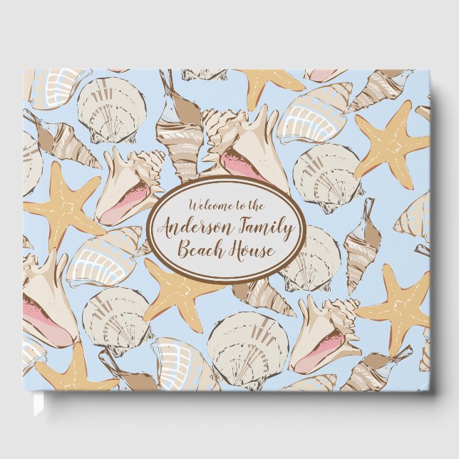 Livro De Visitas Guestbook da Beach House (Frente)