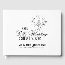 Guestbook de Bíblia Católica Personalizado