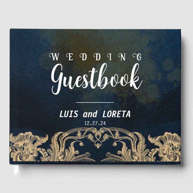 Livro De Visitas Guestbook de Casamento de Escrituras (Frente)