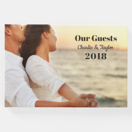 Livro De Visitas Guestbook de Fotografias e Texto Personalizados