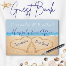 Guestbook Dusty Blue Beach