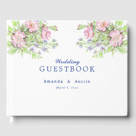 Livro De Visitas Guestbook Floral Wedding