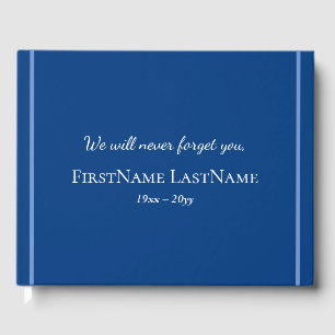 Livro De Visitas Guestbook Memorial Enlutado e Subjugado