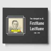 Guestbook Memorial Mínimo e Feliz