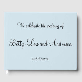 Livro De Visitas Guia de Casamento Personalizado Simples