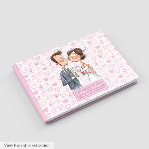 Livro De Visitas Guia de Convidados de Memória de Casamento de Wate