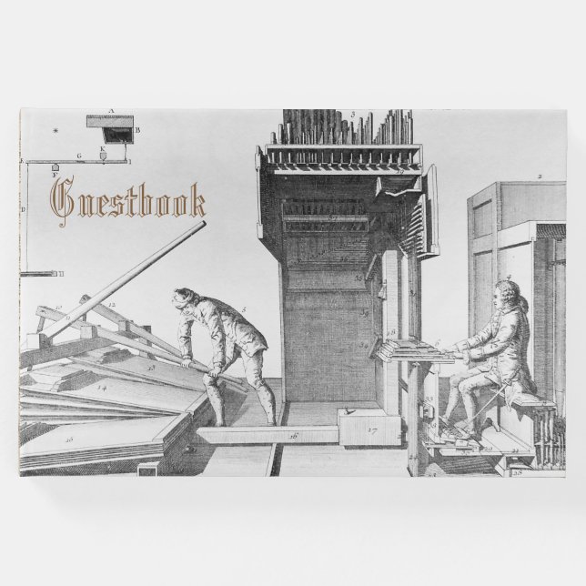 Livro De Visitas Guia de convidados do órgão (Frente)