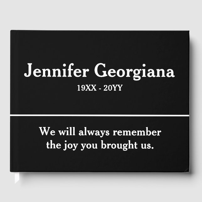 Livro De Visitas Guia de memórias mínimas e elegantes (Frente)