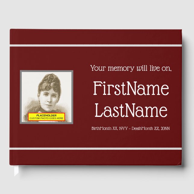 Livro De Visitas Guia Funeral Básico e Respeitável (Frente)