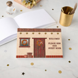 Livro De Visitas Hacienda Adobe Sudoeste Personalizada