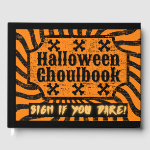 Livro De Visitas Halloween angustiado