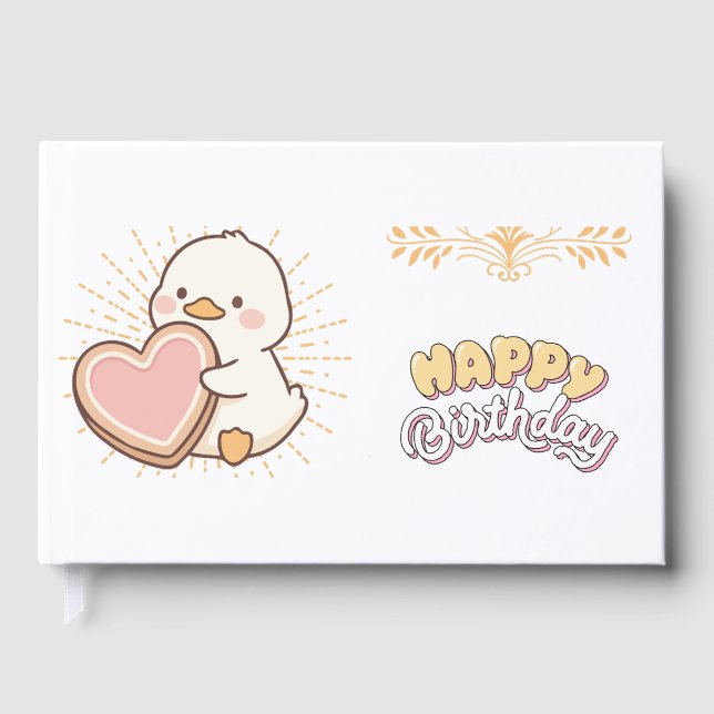 LIVRO DE VISITAS HAPPY BIRTHDAY  (Frente)