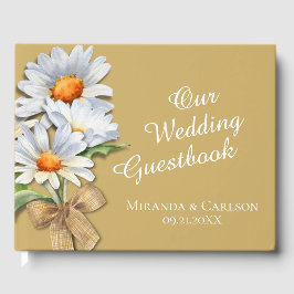 Livro De Visitas Happy Daisy Wedding Guestbook