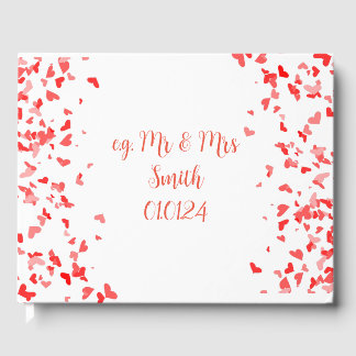 Livro De Visitas Heart Guest Book