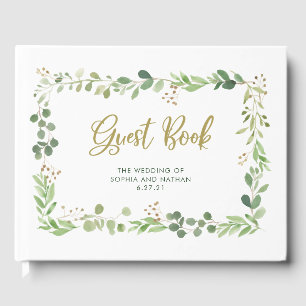 Livro De Visitas Hortaliças simples que Wedding