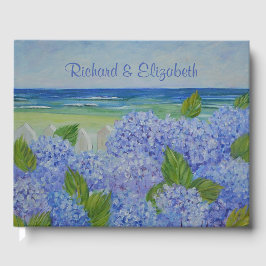 Livro De Visitas Hydrangeas Por Mar