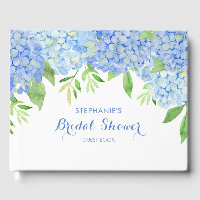 Hydrangeas Watercolor Chá de panela Azul