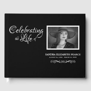Livro De Visitas Imagem Memorial Elegante Guarda