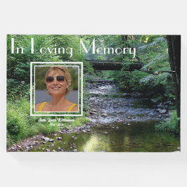 Livro De Visitas 'In Loving Memory' Creek Forest Foto Guest Book